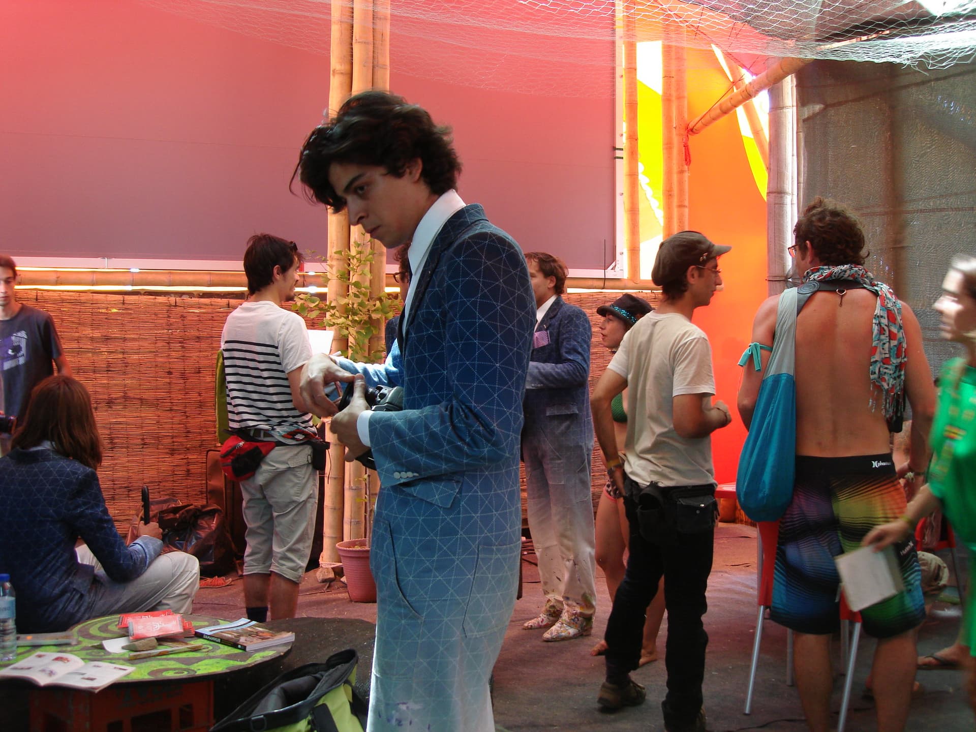 Getting ready to present, Boom 2012