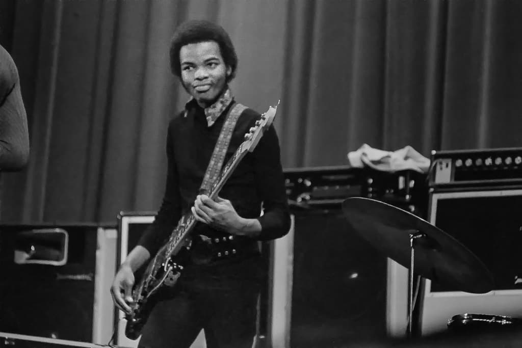 Bassist Michael Henderson, who played electric bass with Miles Davis in the early 1970s