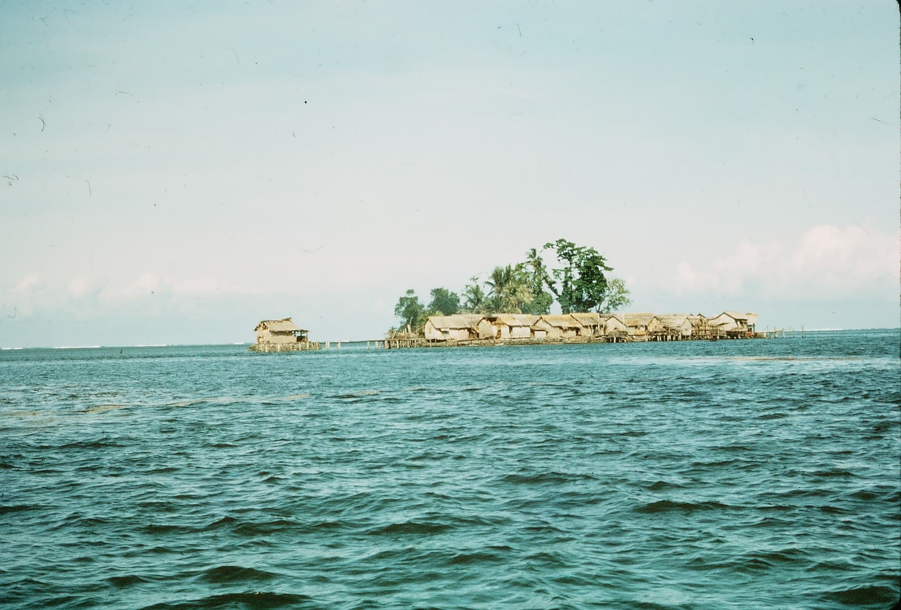 The artificial island of Foueda, Lau Lagoon