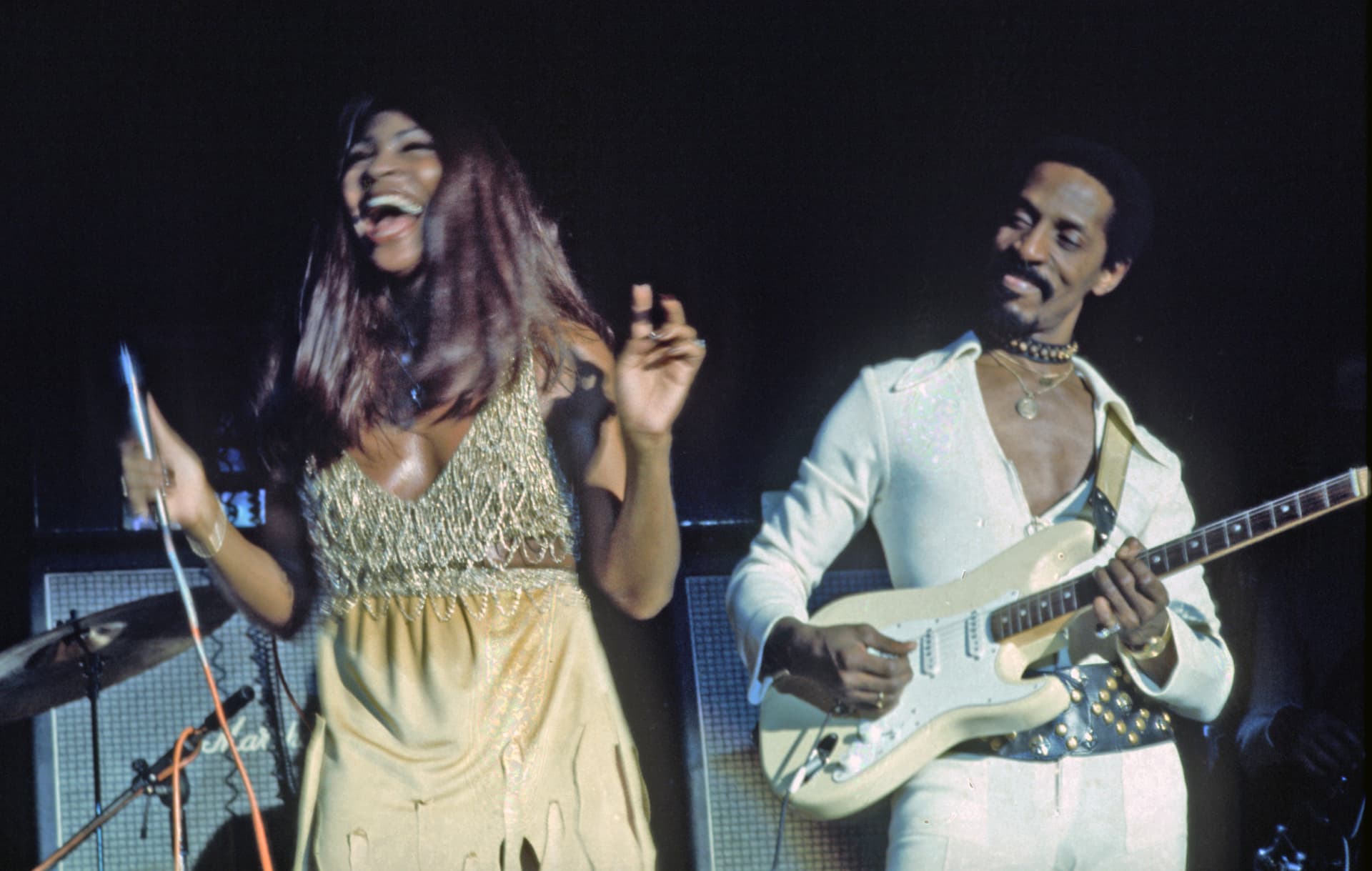 Ike and Tina Turner on stage, 1972
