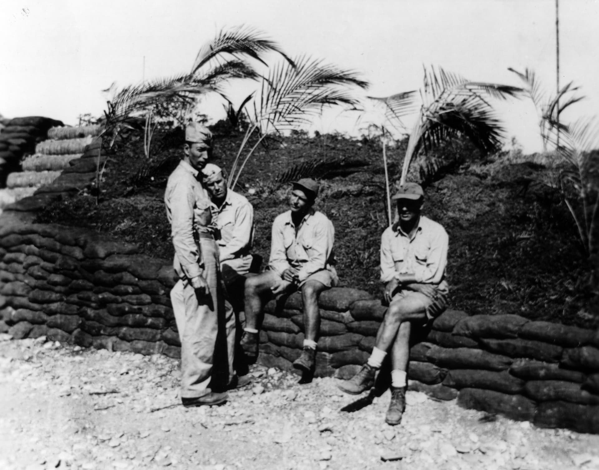 LtCol John Pomeroy Condon and staff