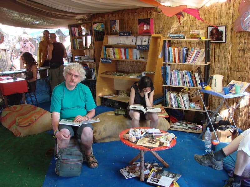 Reading room and library on the site
