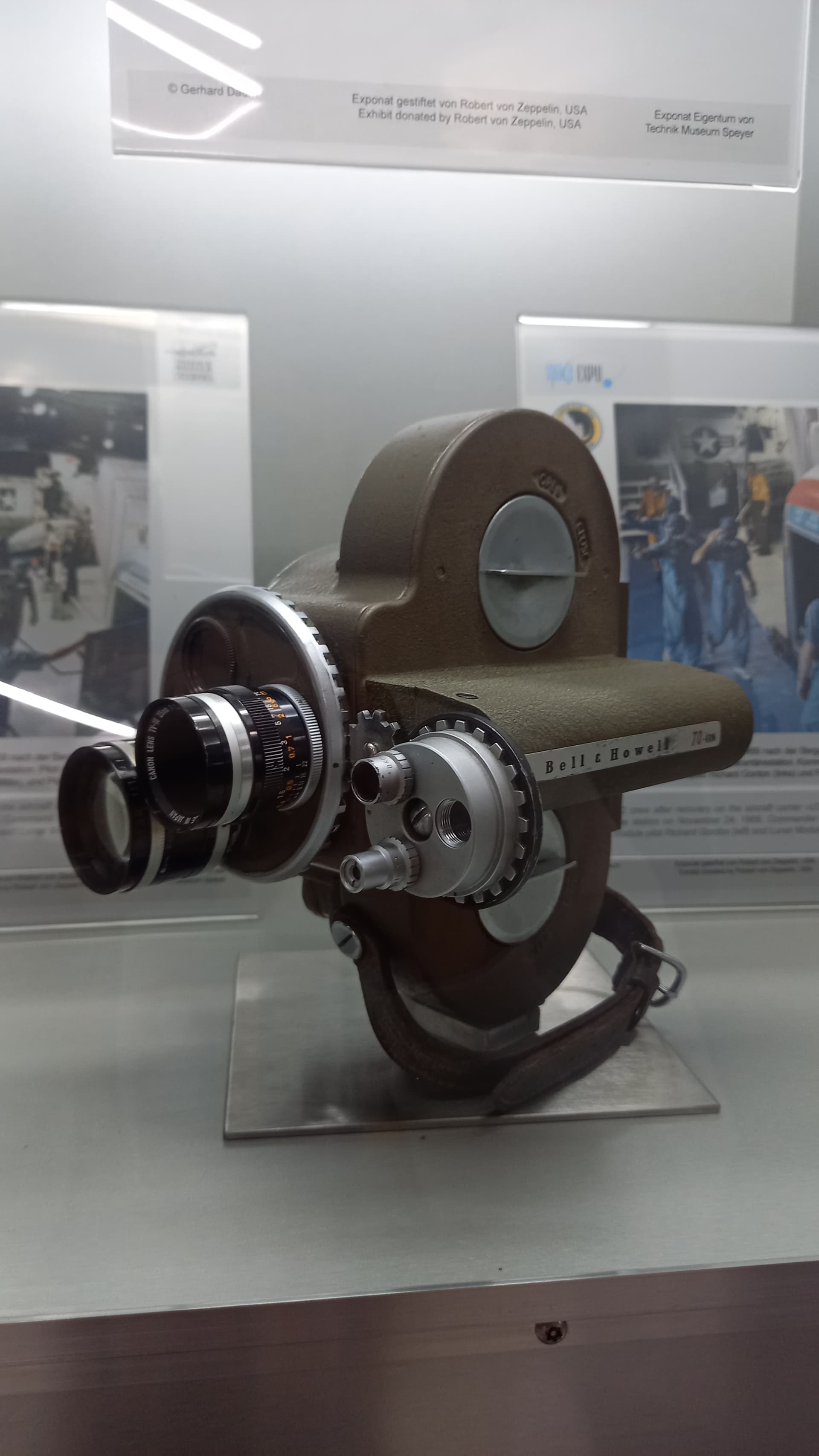 A Bell and Howell 70-KMR 16mm camera