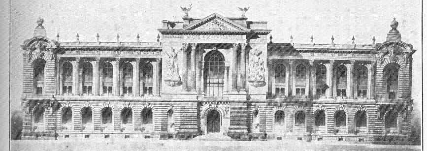 The front of the Oceanographic Museum of Monaco, 1910