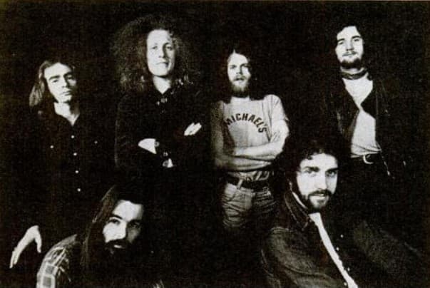 The Average White Band, the Scottish funk group, in 1974
