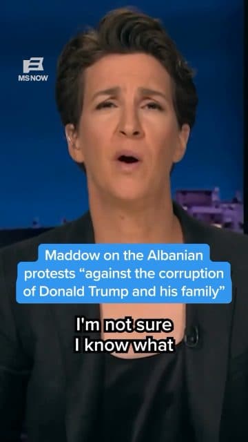 “I’m not sure I know what things look like in the capital of Albania on a normal Monday, but