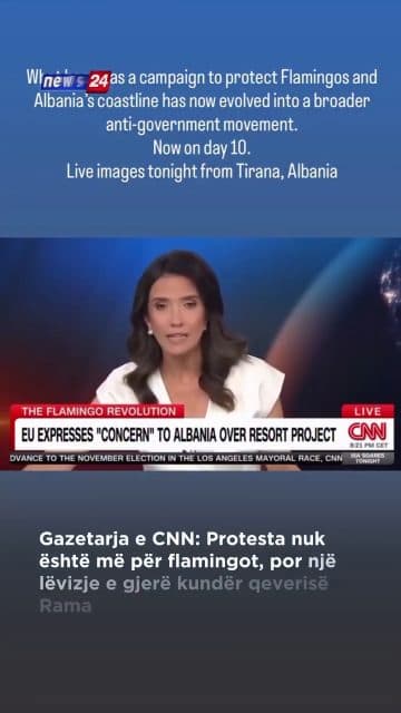 Gazetarja e CNN, Isa Soares, ka reaguar përmes një postimi në Instagram lidhur me protestat që