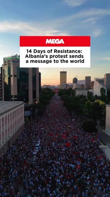 For 14 days, Albanians have filled the streets.
