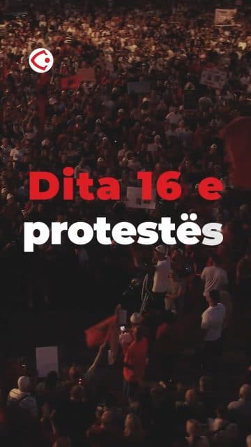Dita e 16-të e protestës mbushi sërish sheshin me mijëra qytetarë, të cilët kërkuan dorëheqje të