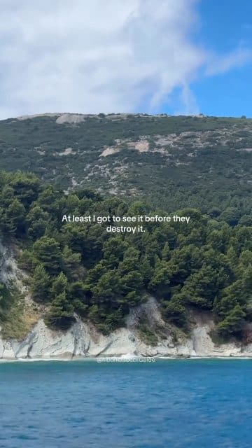 From protected national park to luxury resort 🥺❤️_🩹#albania #visitalbania #tirana #sazanisland