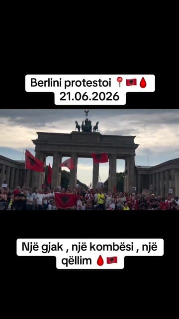 Një gjak , një kombësi , një qëllim 🩸🇦🇱 #albania #shqipetaretneperbot🇦🇱🌍 #diaspora #berlín