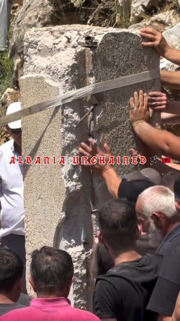 Kakomë today ! Twenty years after being stolen from the people , Kakomë is free again !#Albania