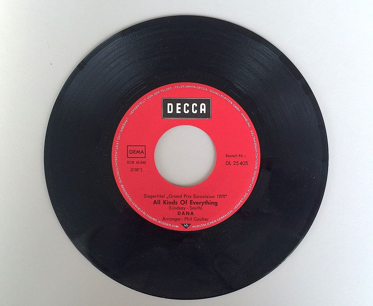 The 45 rpm single