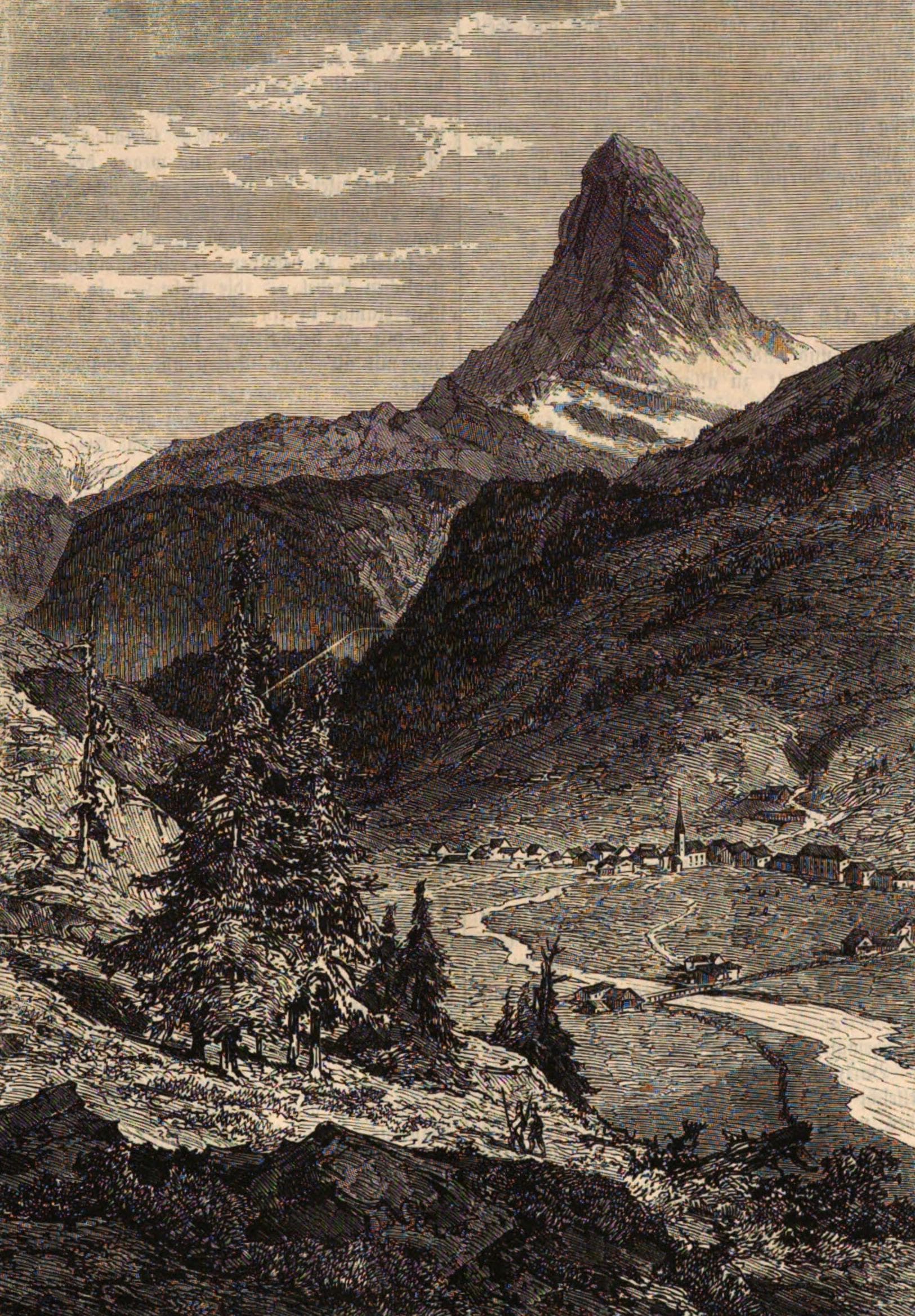 The Matterhorn, first climbed 1865