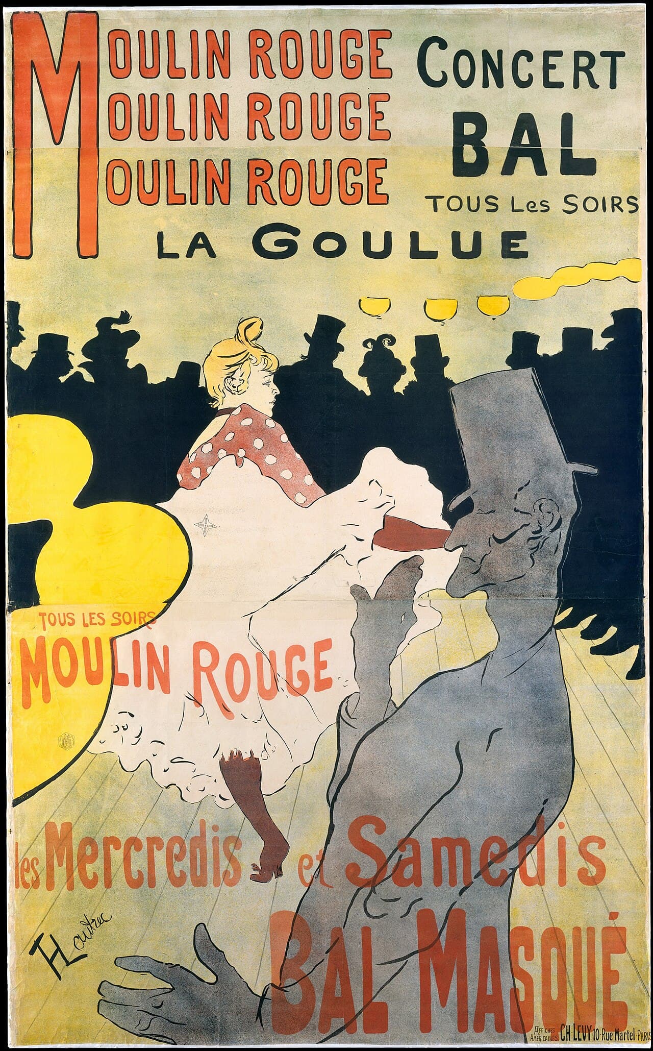 Toulouse-Lautrec — Moulin Rouge Poster