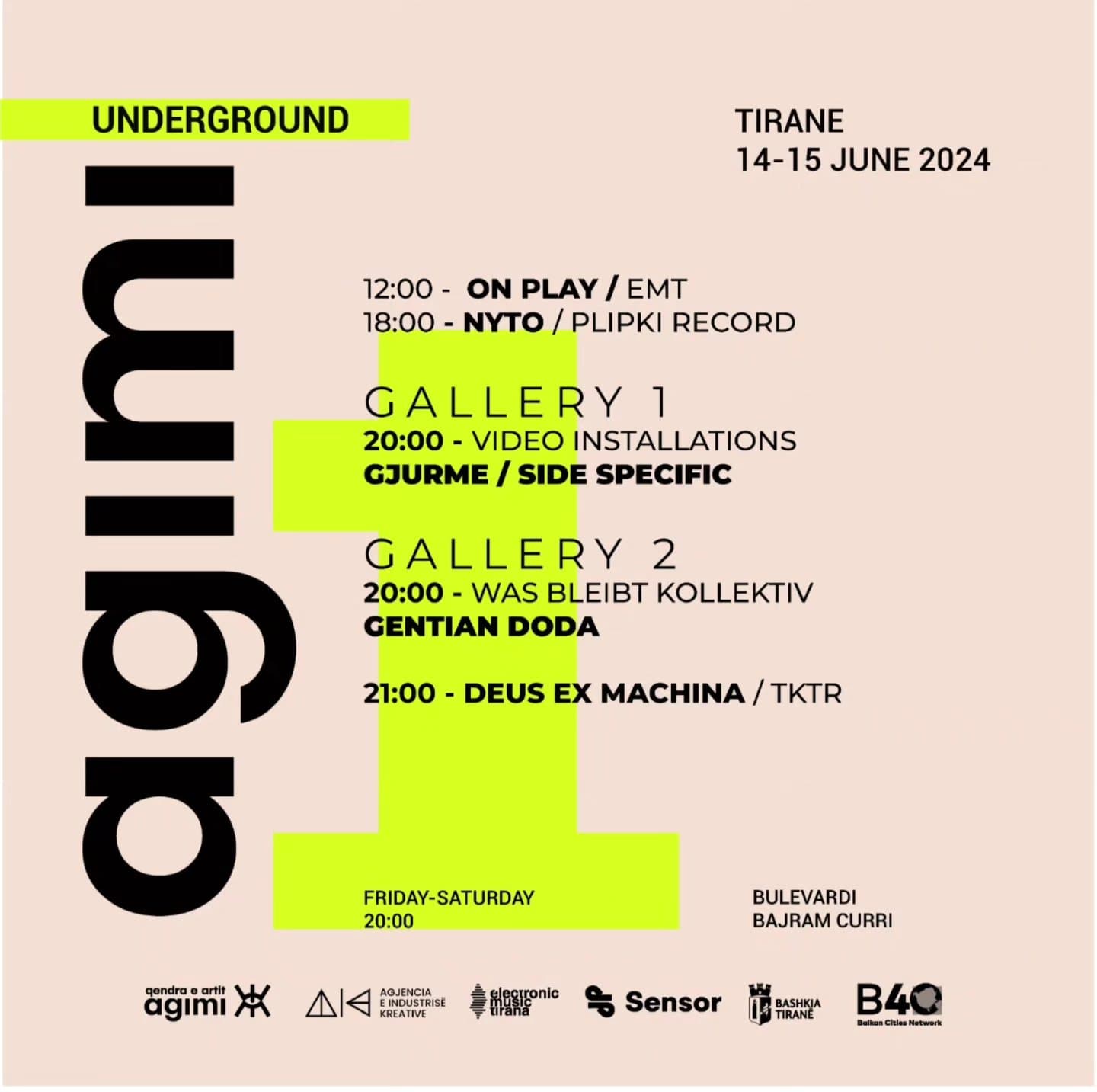 Jeni gati për të përjetuar skenën live underground te Agimi në Tiranë