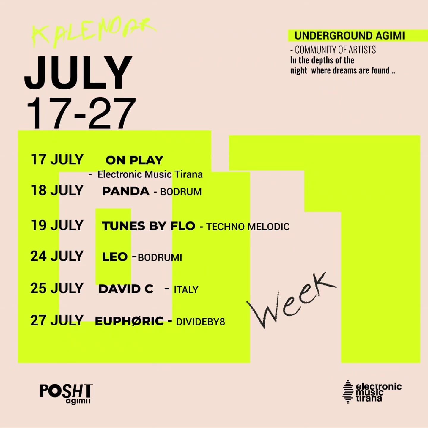 Underground Agimi - Komuniteti i Artistëve⚡