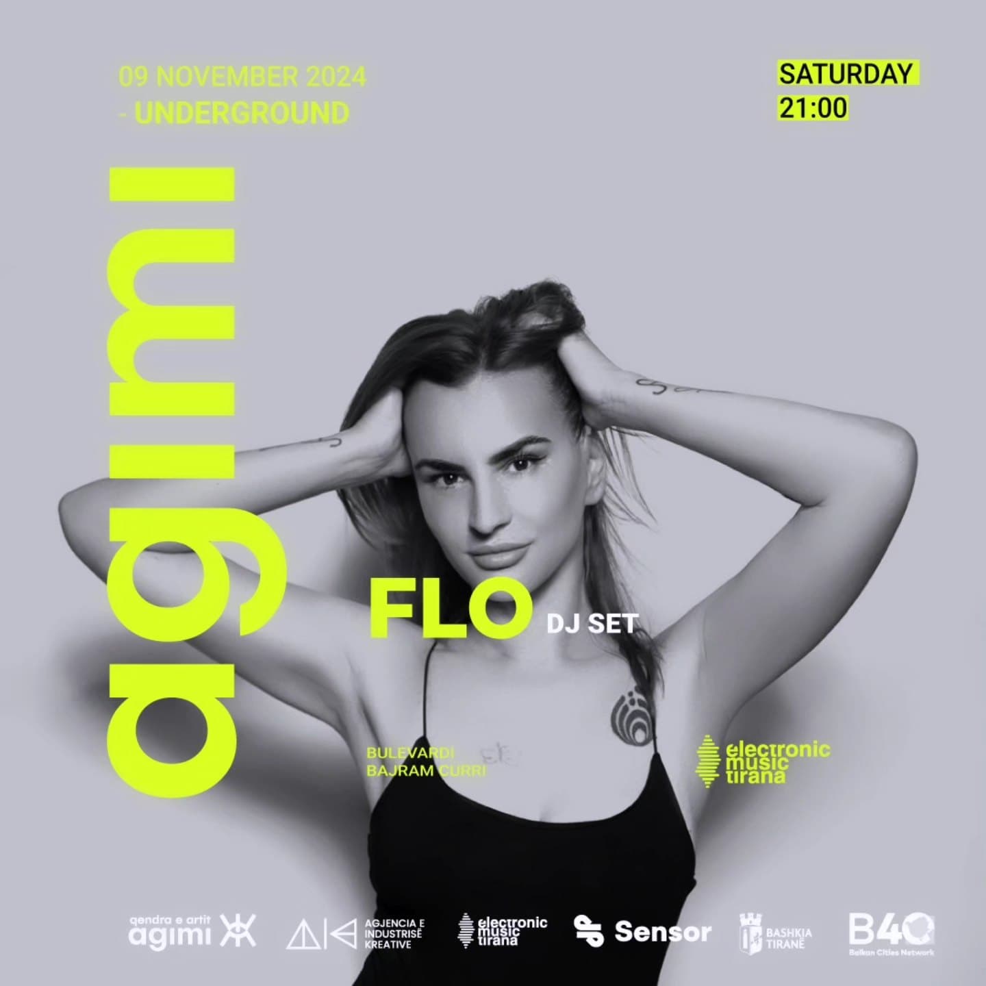 DJ Flo sjell energjinë e saj këtë të shtunë në Agimi Underground