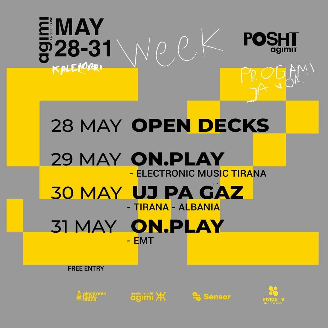 Week 51 - /// Timetable /// - 28 MAY Open Decks - Project from Electronic Musi