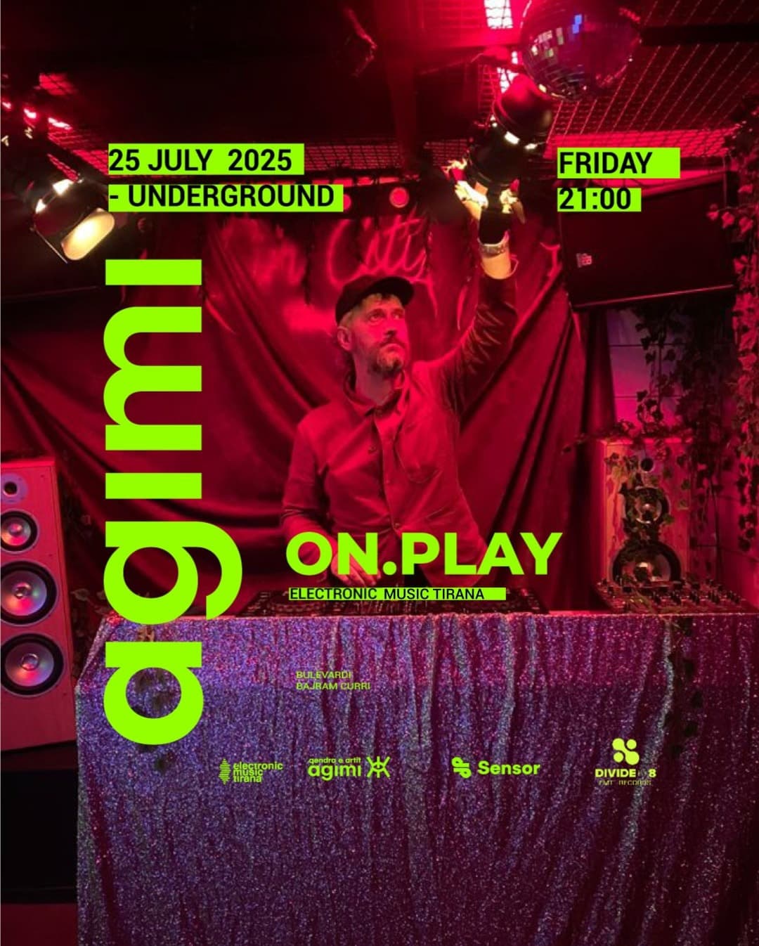 Friday - 25 July 21:00 - Gert Loshi (aka On.play) is the founder of the Electr