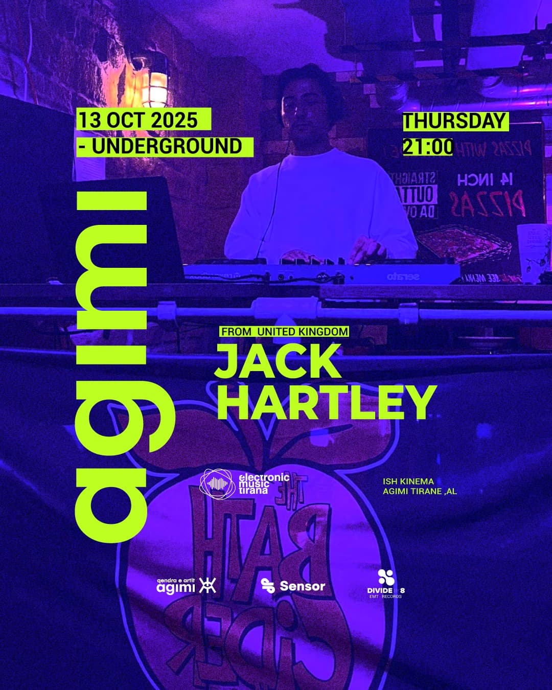 E Enjte - 13 Nëntor - 🇬🇧Jack Hartley (UK) - House Vibes in Tirana - 💿 House