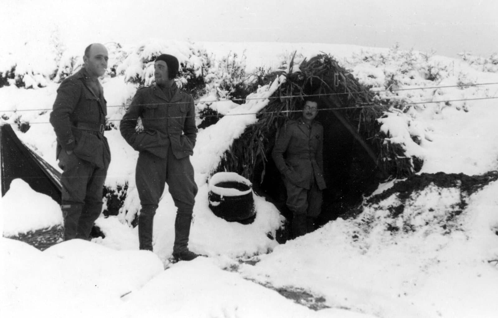 The Albanian front at Bargullas, January 1941