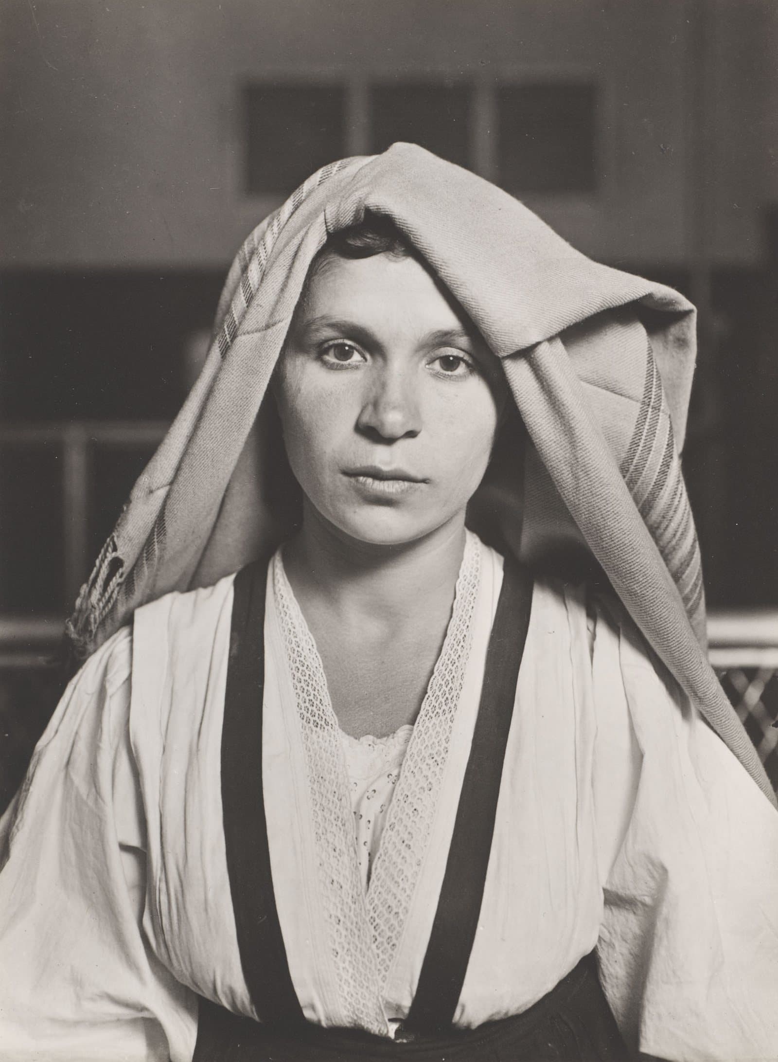 Albanian woman at Ellis Island