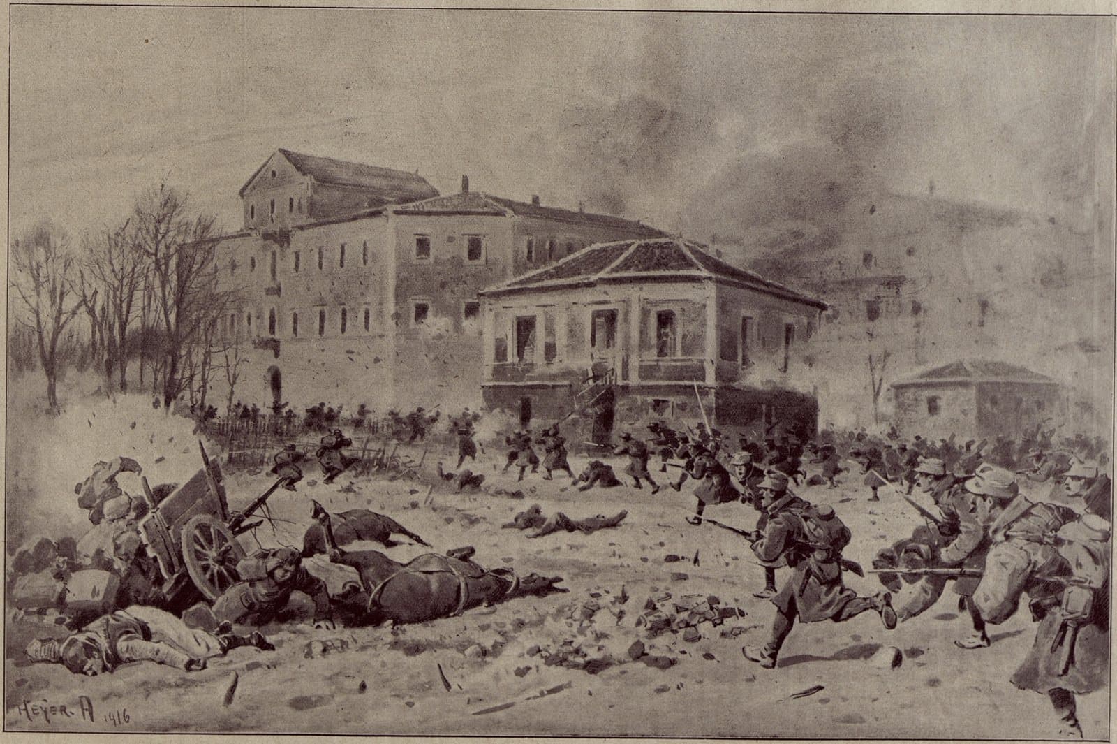 Austro-Hungarian troops enter Durres, 1916