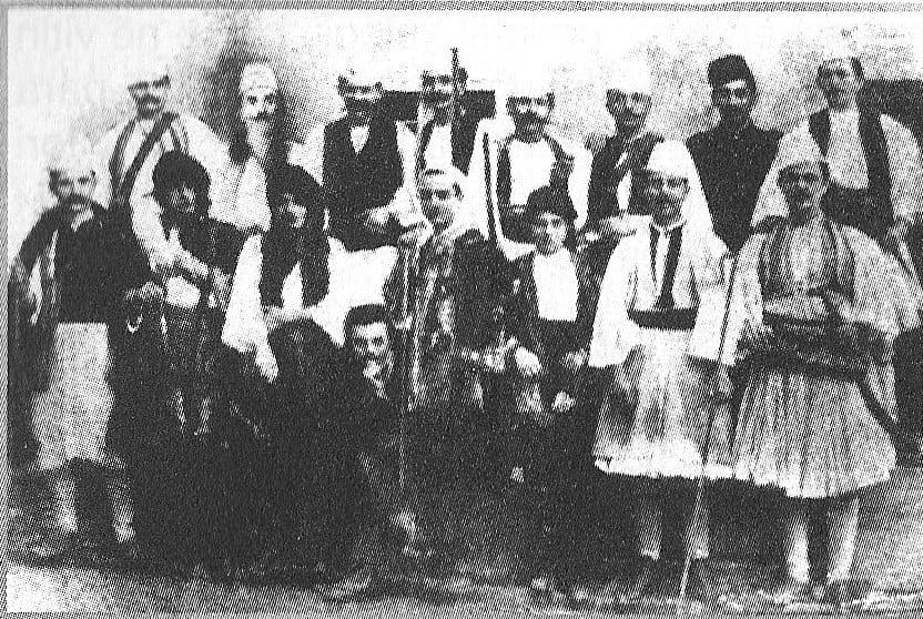 The cast of Sami Frashëri's Besa in Korçë