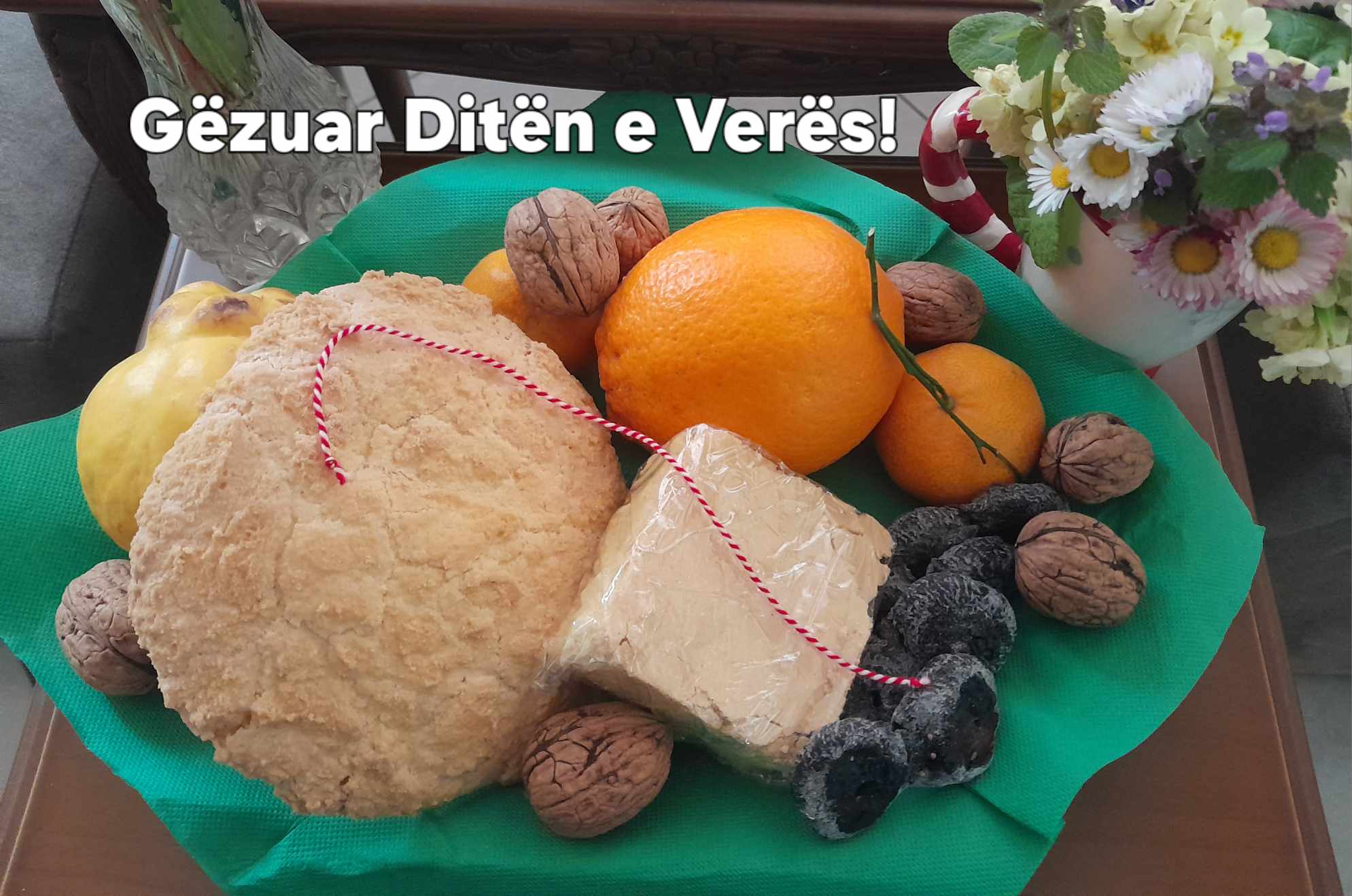 Ballakume and revani, the desserts of Dita e Verës