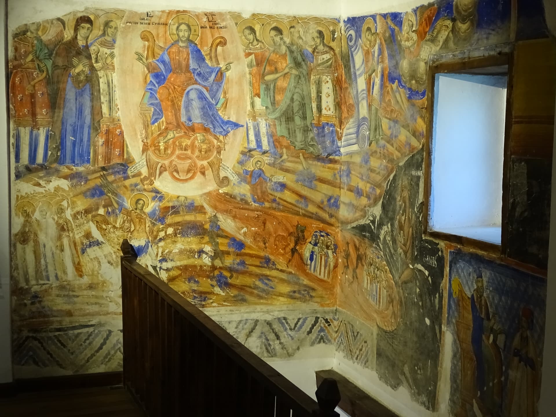 Fresco of the Last Judgment, Church of the Dormition of St Mary (Onufri Museum)