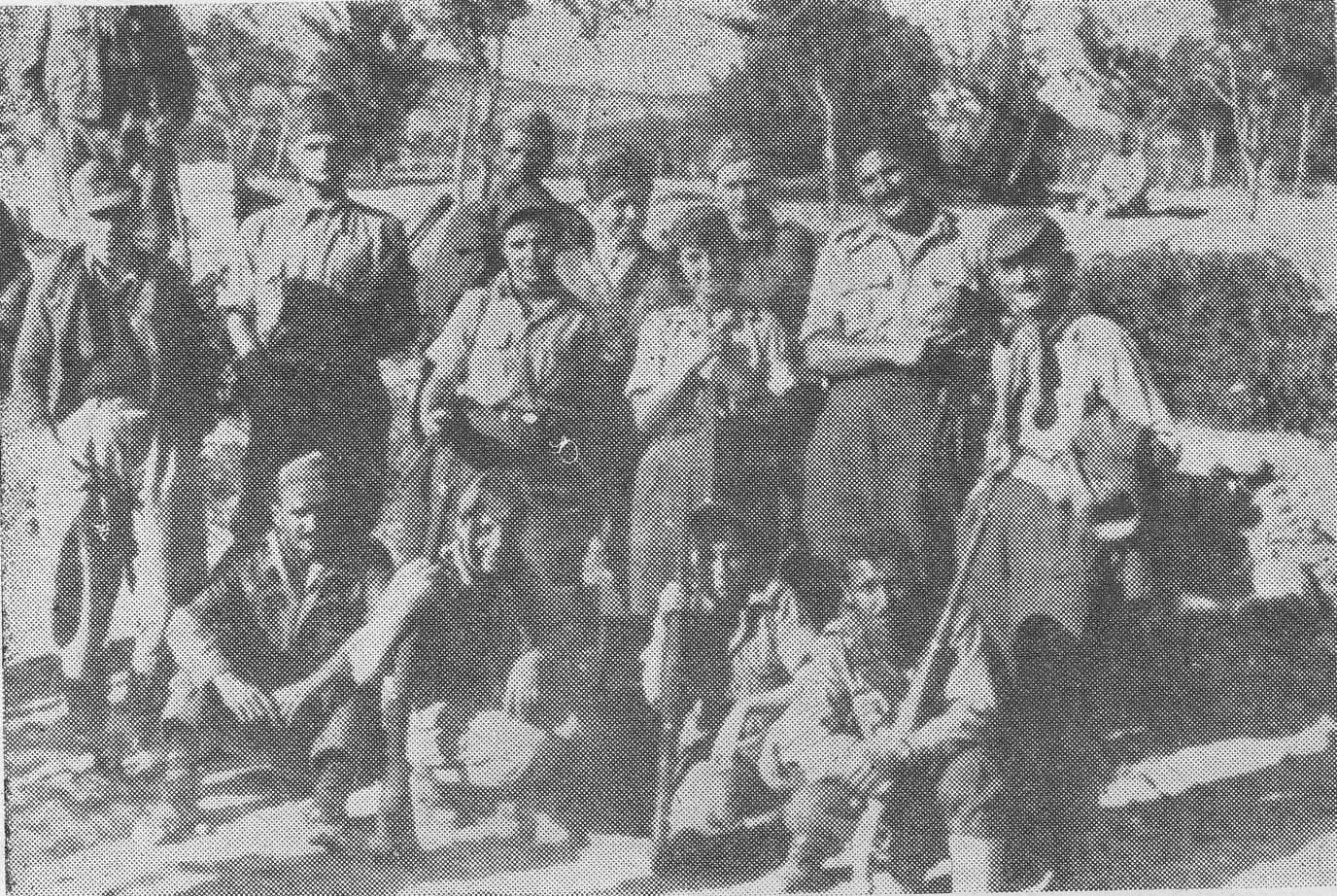 Albanian partisans in 1941