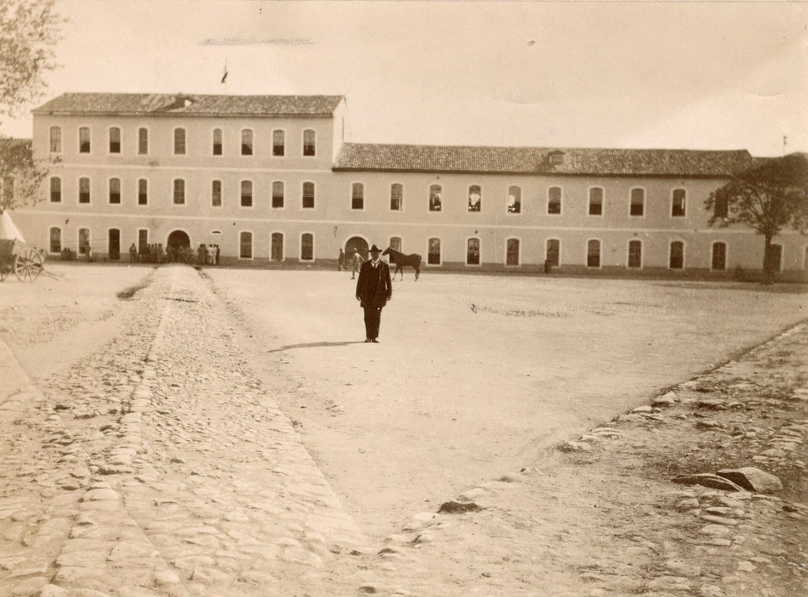 Barracks of the international garrison in Shkodër