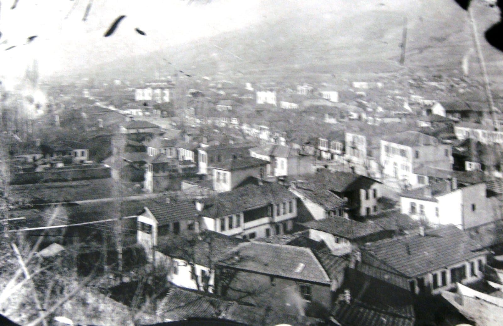Panorama of Korçë in 1916