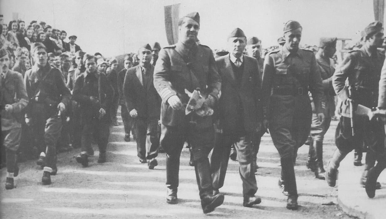 Partisans enter Tirana