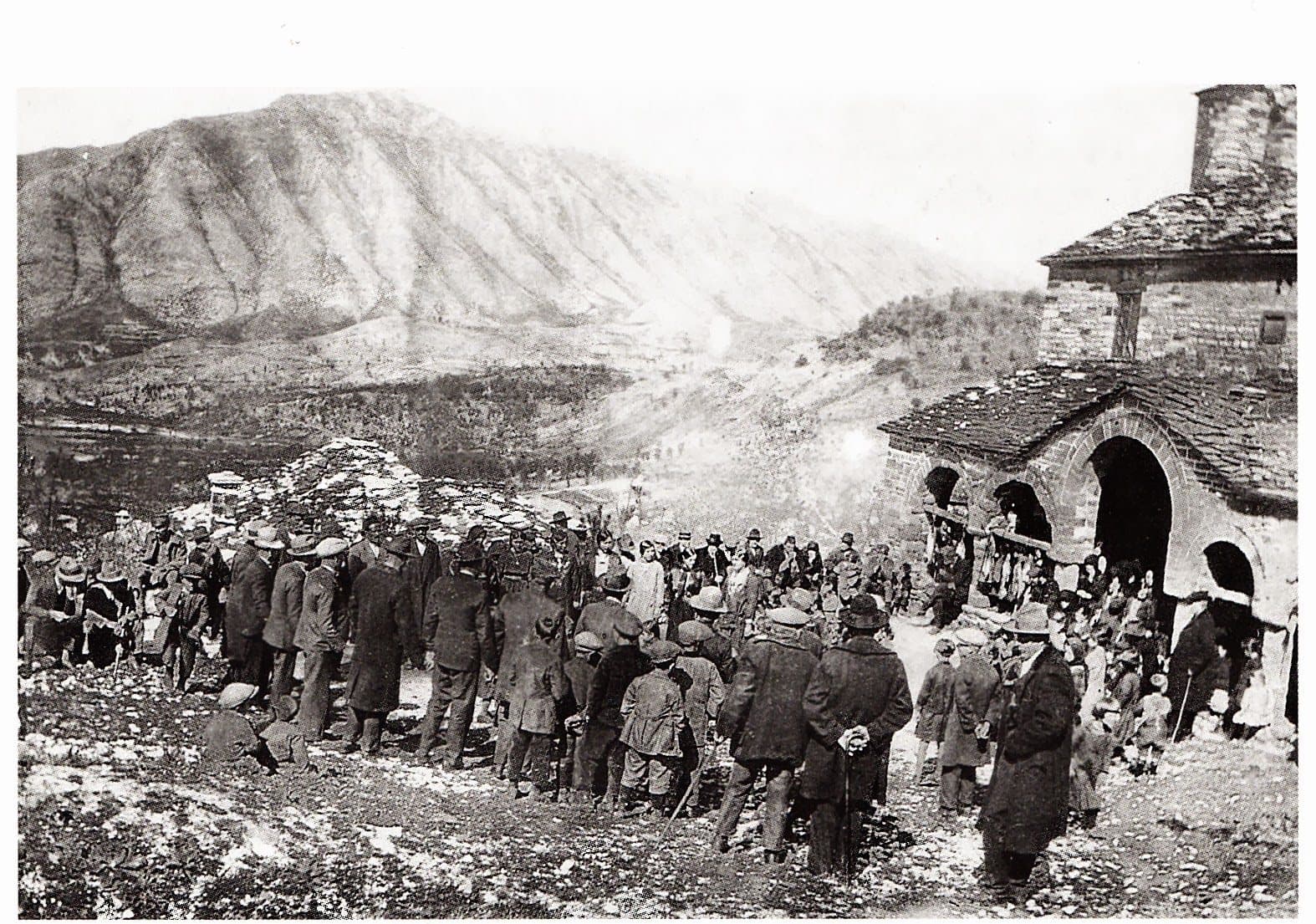 Church festival at Polican, 1931
