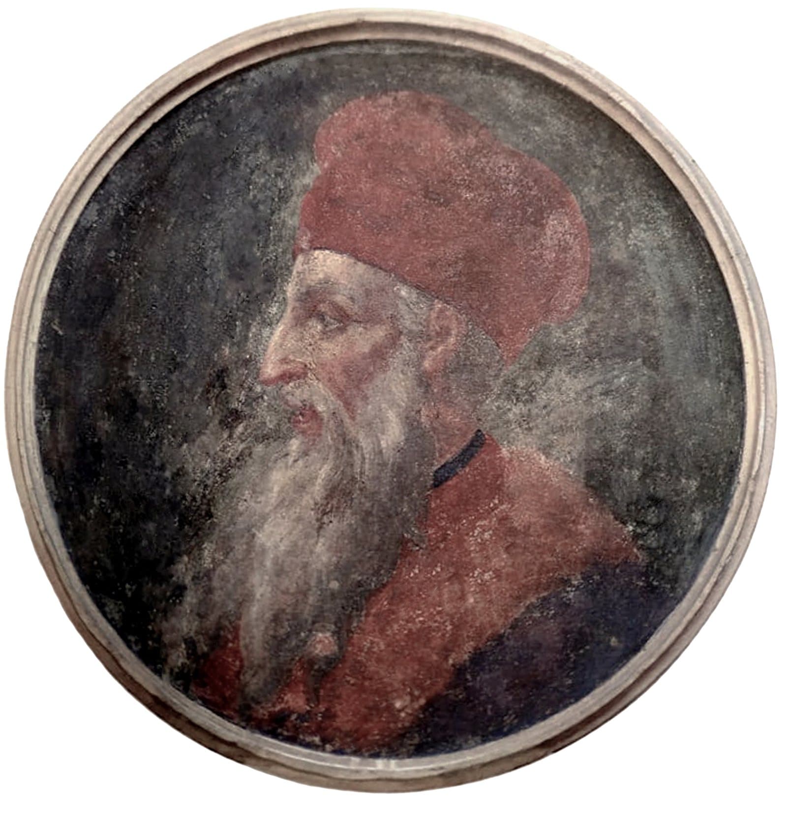 Portrait of Skanderbeg made in his lifetime