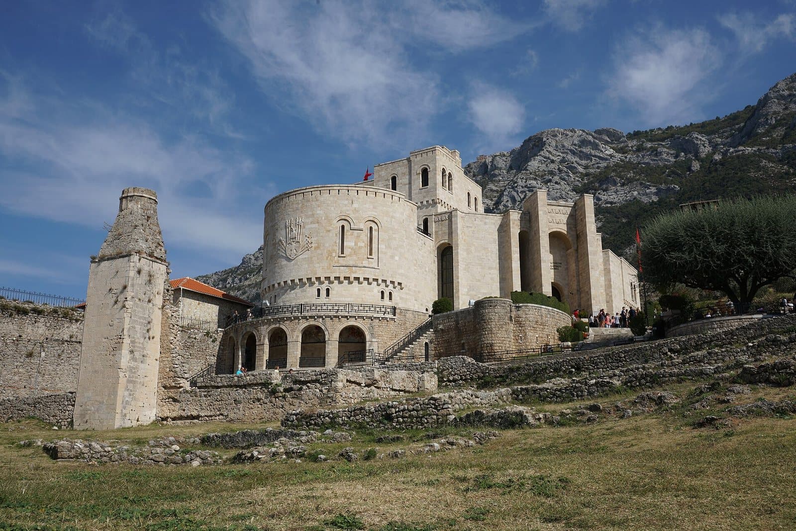 The Skanderbeg museum tower, Krujë