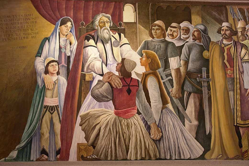 The Death of Skanderbeg by Niko Progri