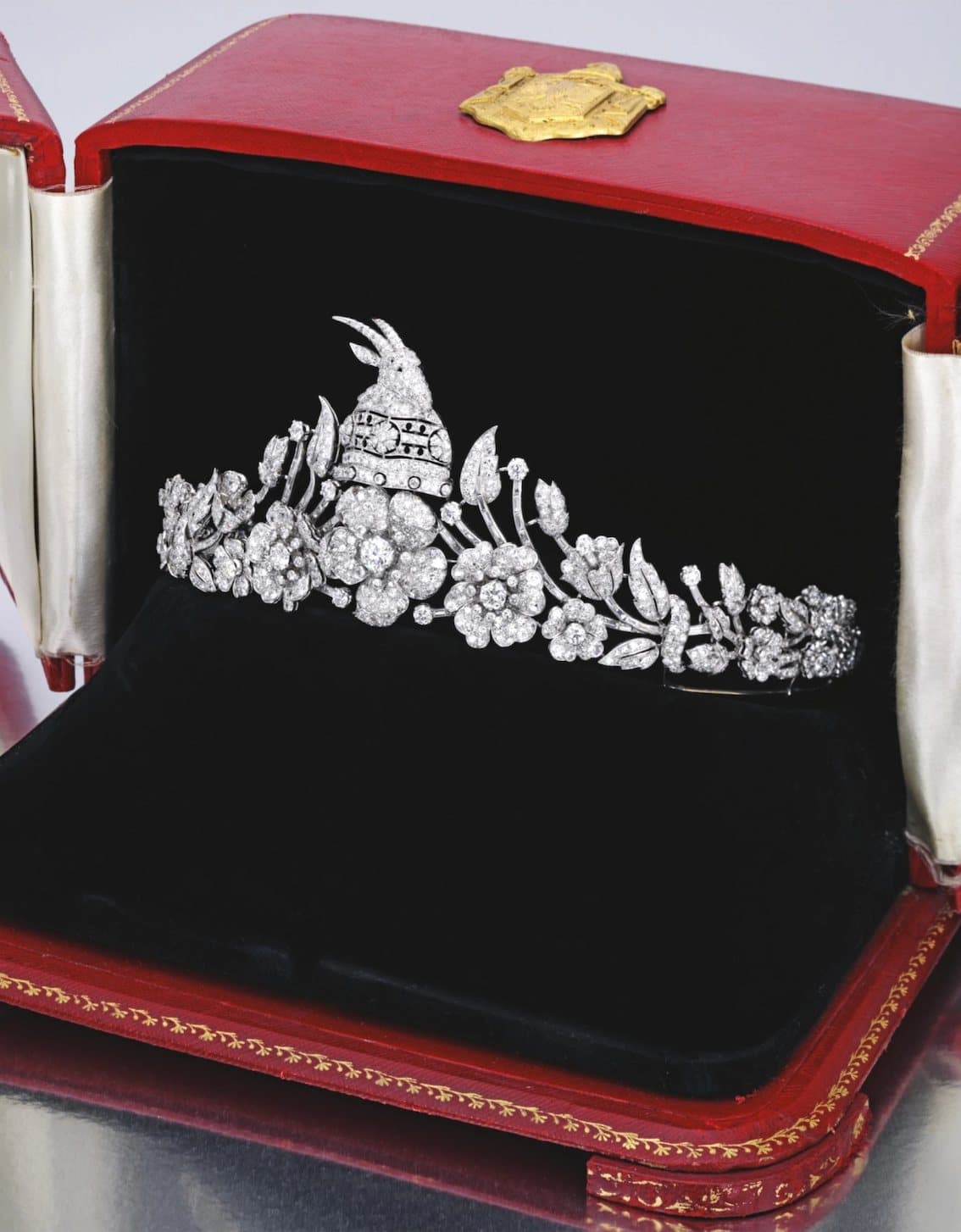 The diamond tiara of Queen Geraldine