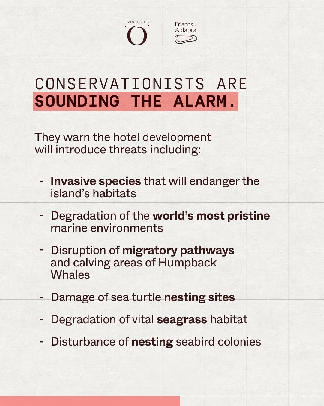 Help us stop the construction and protect the Aldabra Islands once and for all! (5/9)