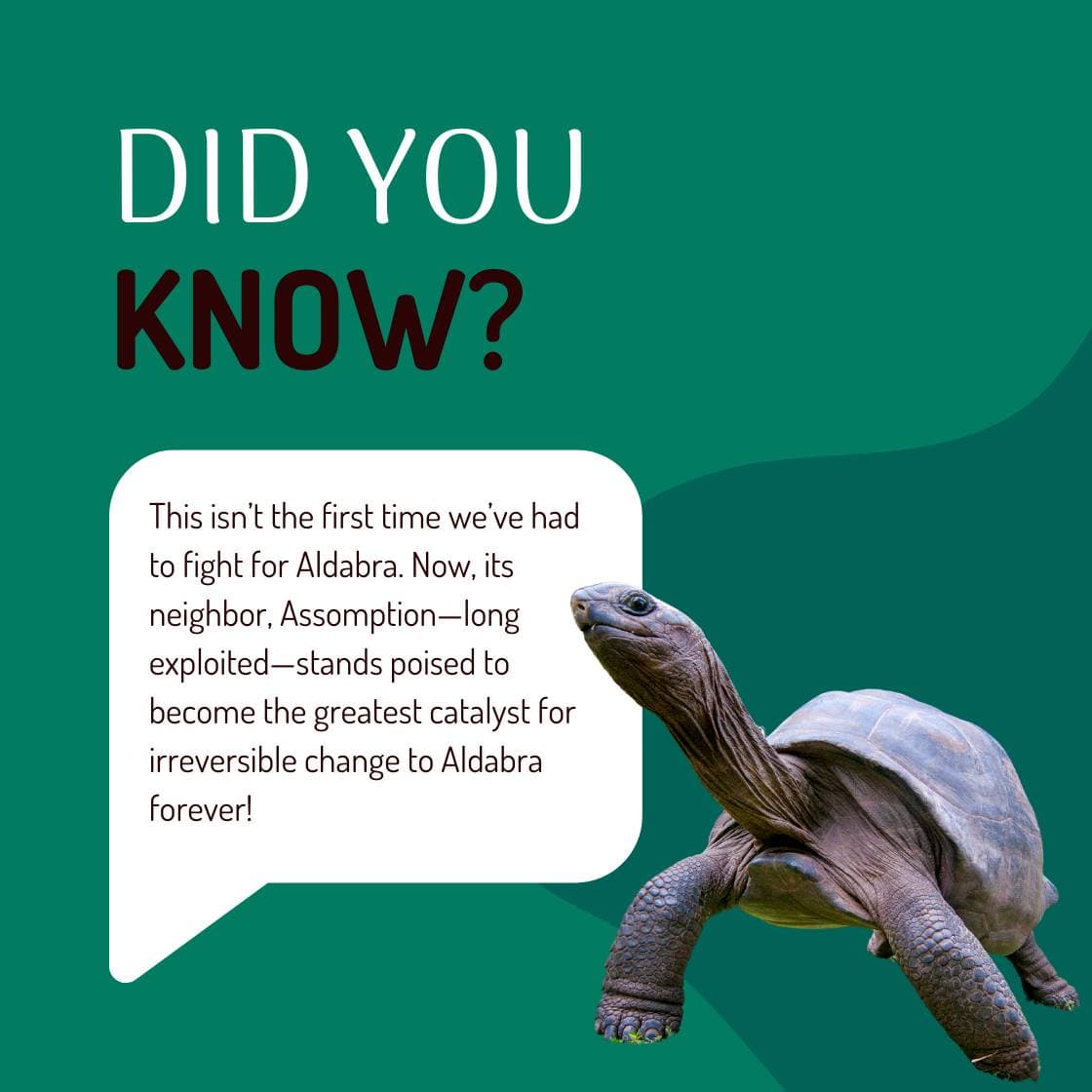 Aldabra: A World Heritage at Risk Aldabra Atoll, a UNESCO World Heritage Site, is… (1/10)