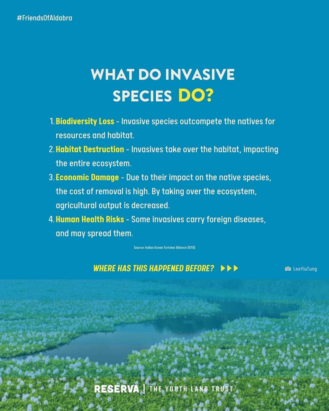 Aldabra atoll is under threat, and urgently needs YOUR help Aldabra, one of our last… (4/6)