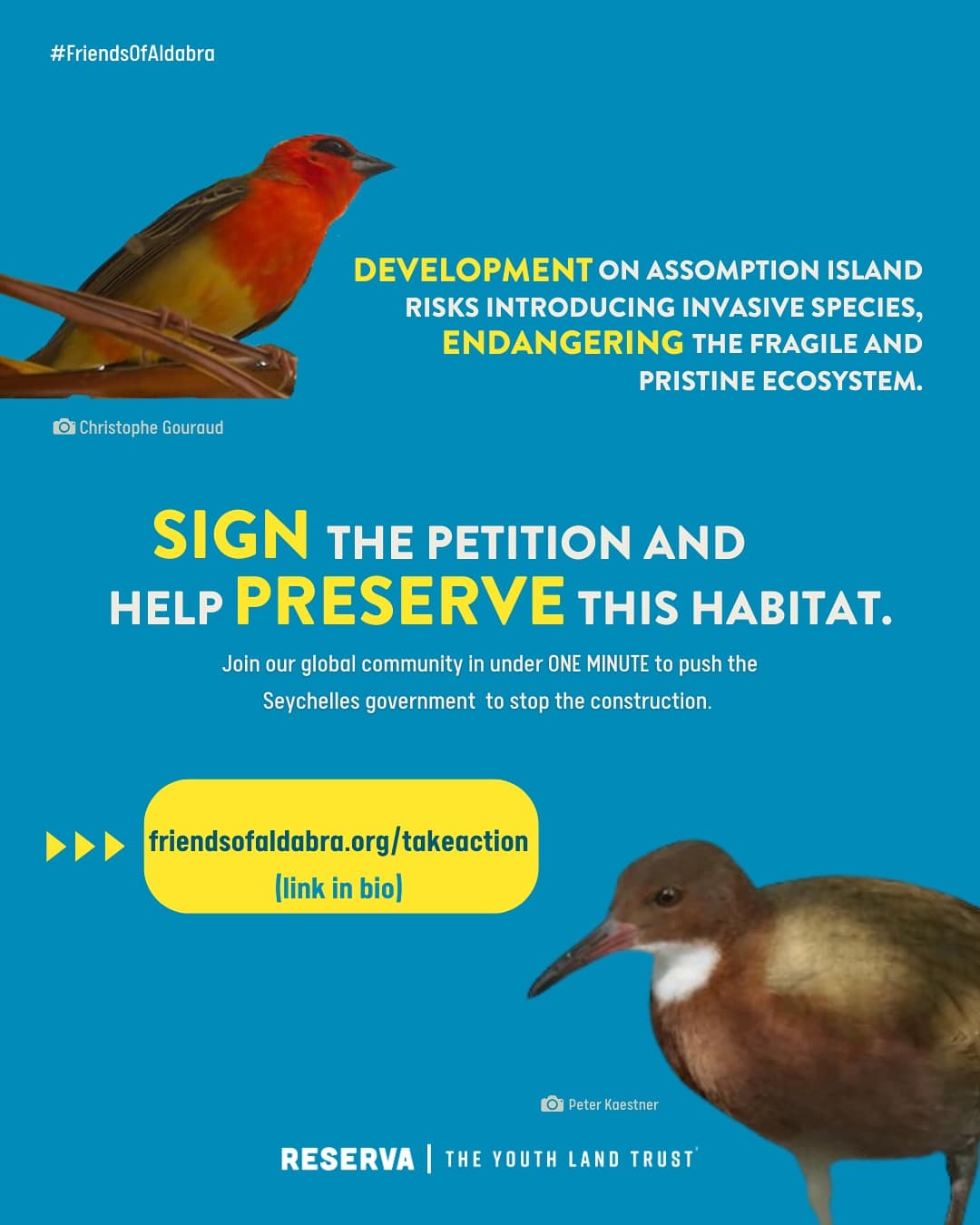 Aldabra atoll is under threat, and urgently needs YOUR help Aldabra, one of our last… (6/6)