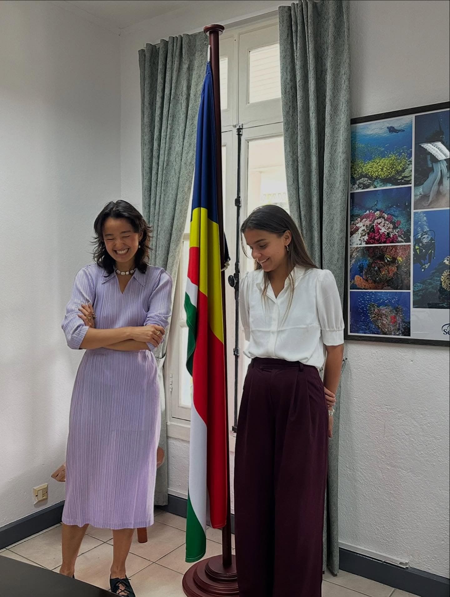 Following our time at UNOC in Nice in June, we headed to the Seychelles to get working… (2/13)