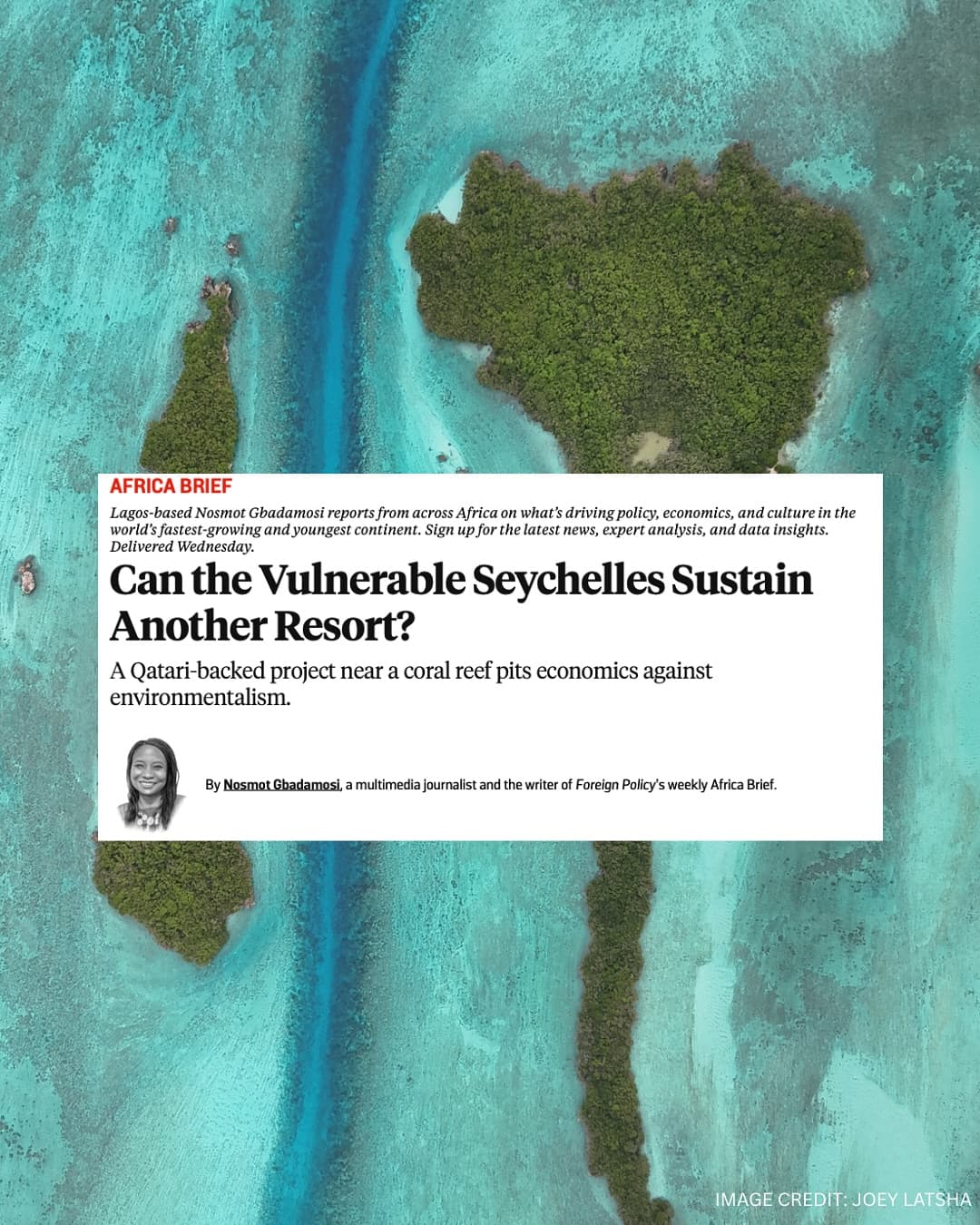 Thank you to and for this important coverage of our campaign to protect Aldabra! (1/7)