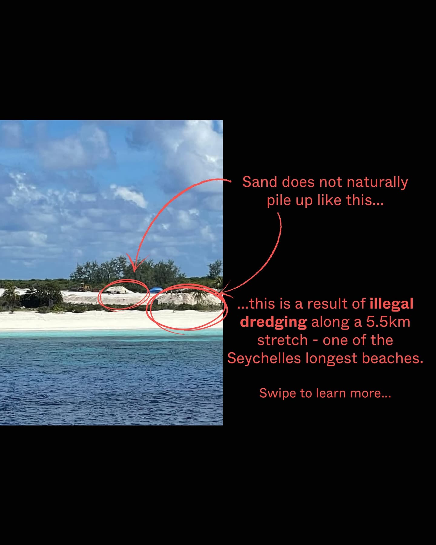This is the FIRST time in 2025 that photo evidence has been LEAKED of Assomption Island. (3/8)