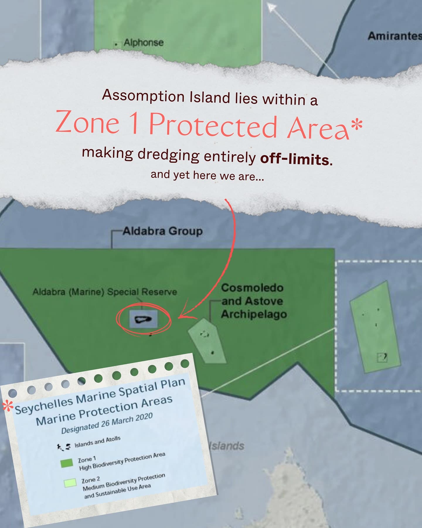 This is the FIRST time in 2025 that photo evidence has been LEAKED of Assomption Island. (7/8)