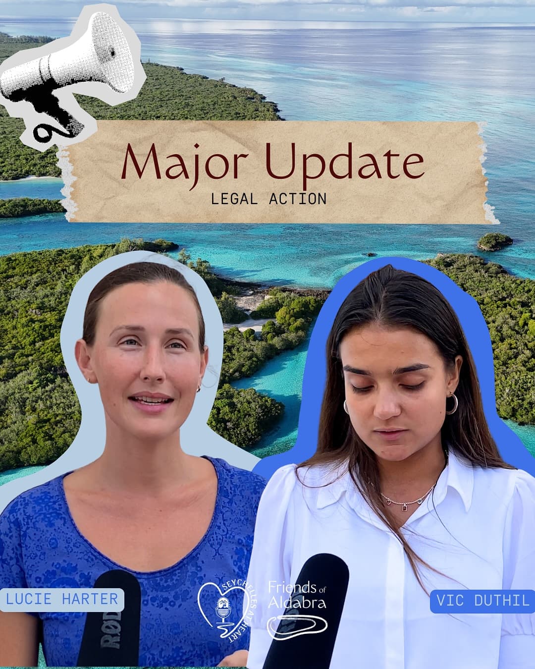 Friends of Aldabra is taking legal action. (1/9)