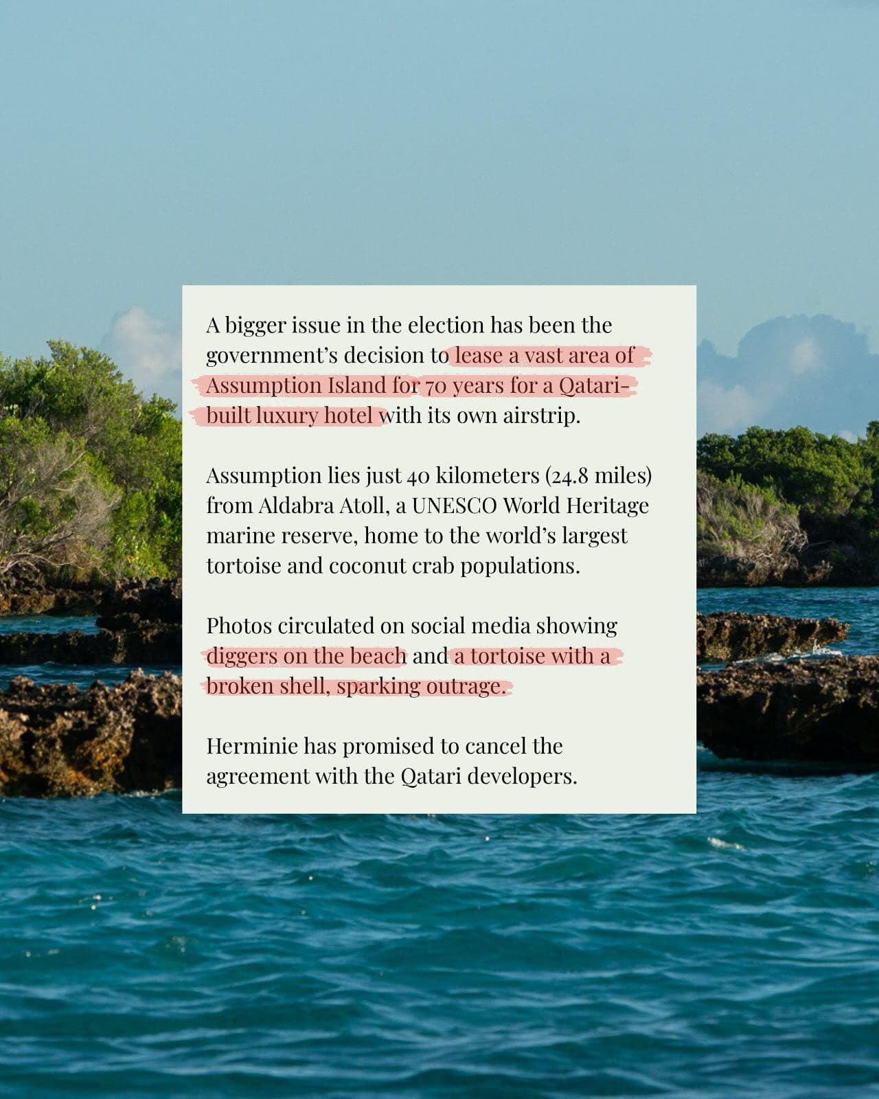 We are overwhelmed and deeply grateful to see Assomption Island and our campaign… (4/12)